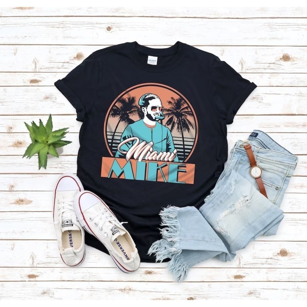Miami Mike Football Fans Unisex  T-Shirt, Women T-Shirt Gift For Fan